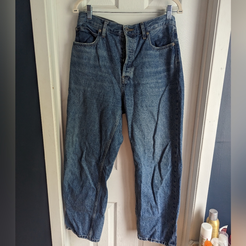 Everlane Rigid Way high waist straight jeans sz 30R
